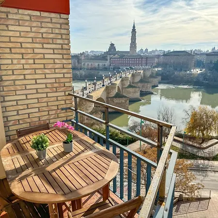 El Puente Del Pilar Comotucasa Zaragoza Buitenkant foto